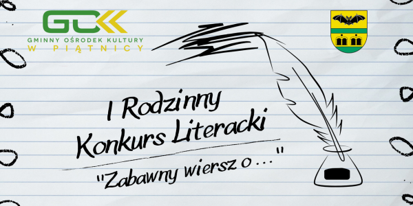 I Rodzinny Konkurs Literacki - zaproszenie