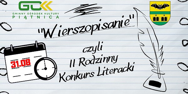 "Wierszopisanie" - nowy termin nadsyłania prac