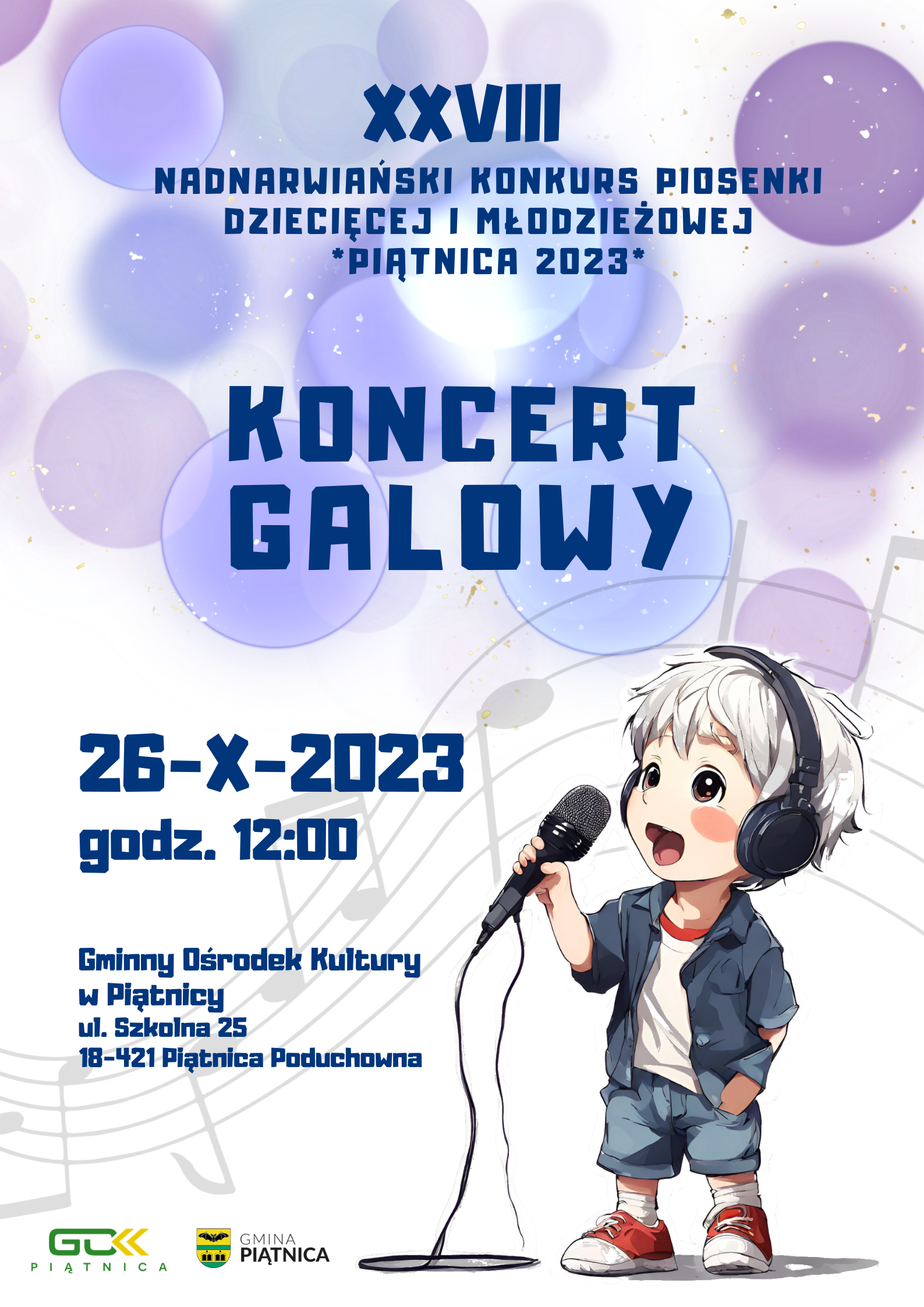 XXVII Nadnarwiański Konkurs Piosenki Dziecięcej i Młodzieżowej - KONCERT GALOWY