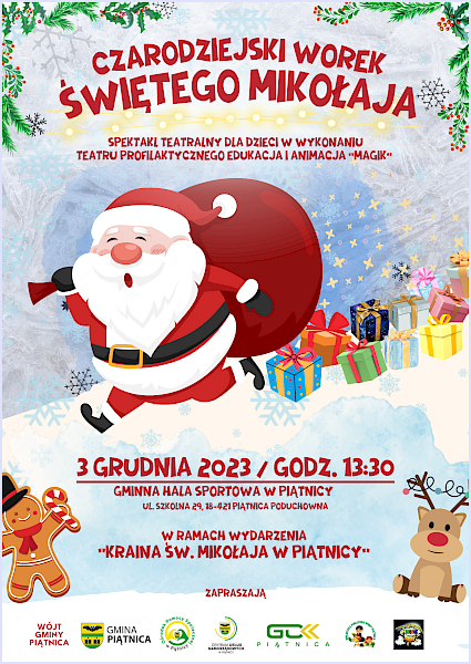 „Czarodziejski worek Świętego Mikołaja” - zaproszenie do teatru!