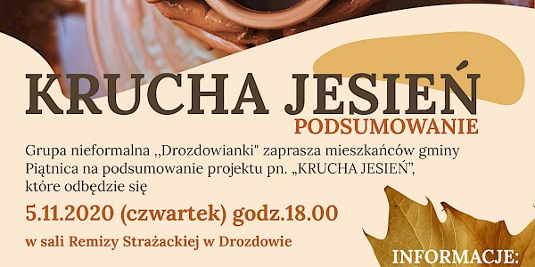 "Krucha jesień" - finał